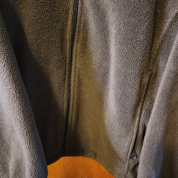 Women's Large Columbia Sportswear Brown Full Zip Fleece Jacket - Picture 6 of 10